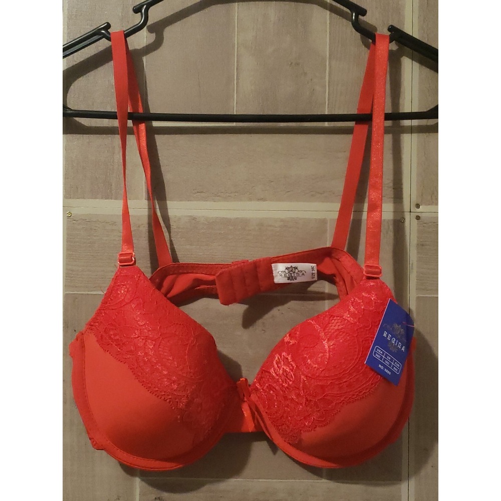 Regina Womens Bra NWT New Red Size 36C
